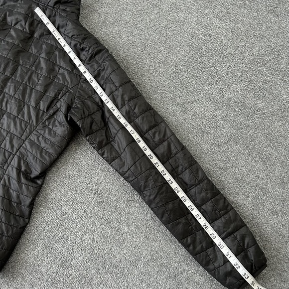 Patagonia Jacket Womens Large Black Nano Puff PrimaLoft Puffer Full Zip PSYBAR - Picture 14 of 16